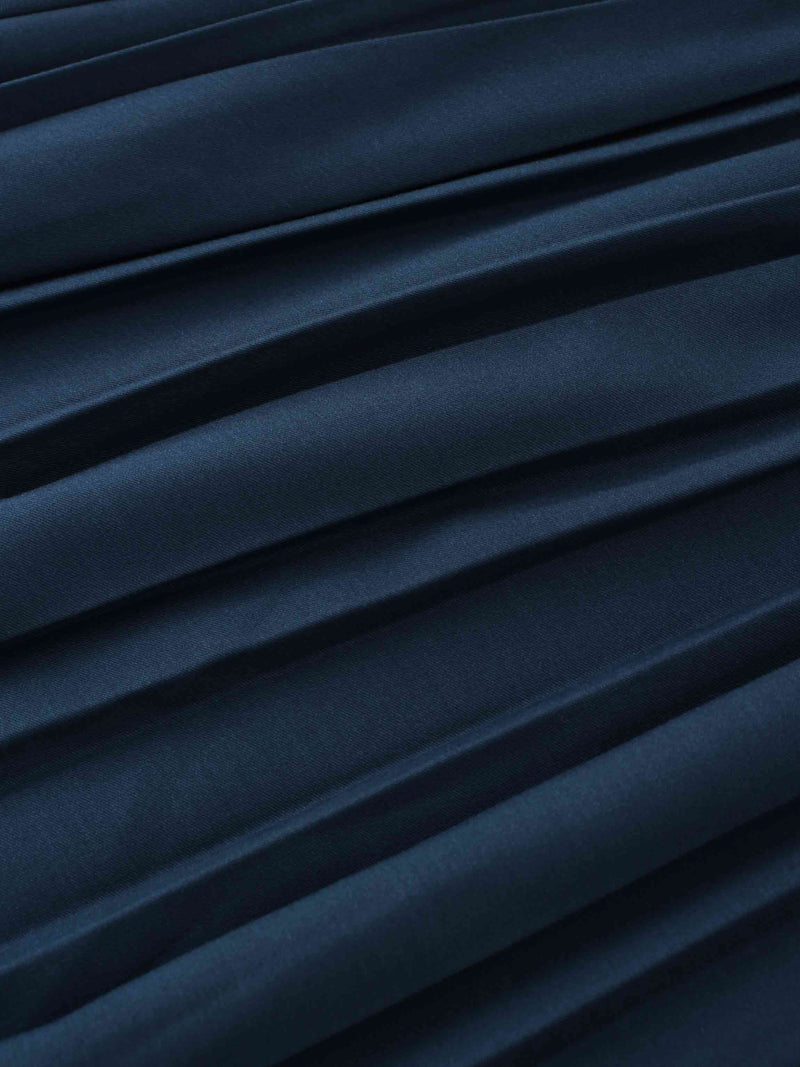 Pleated Skirt 35"-Mallard Blue