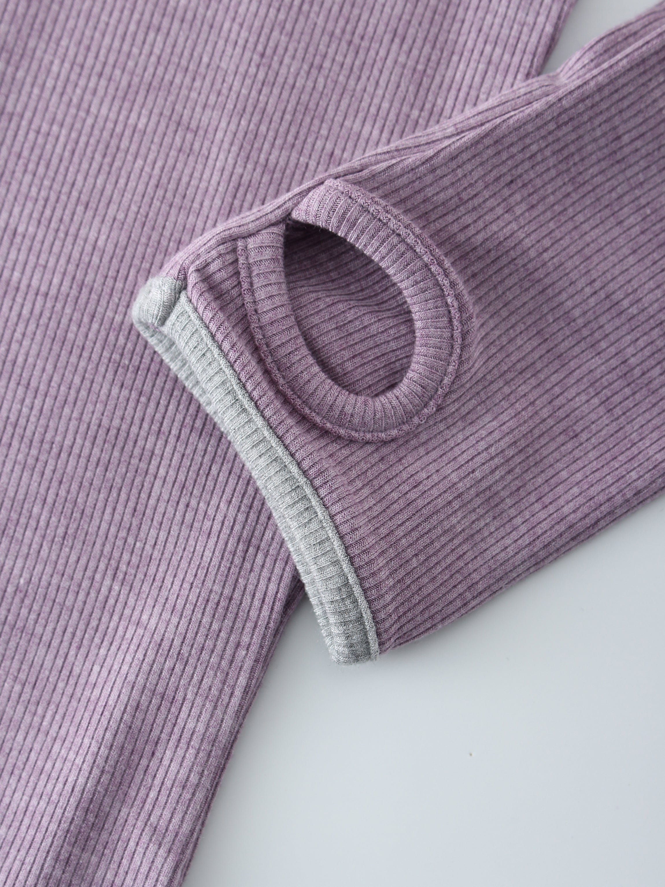 X BANDED SHIRT-LILAC/GREY