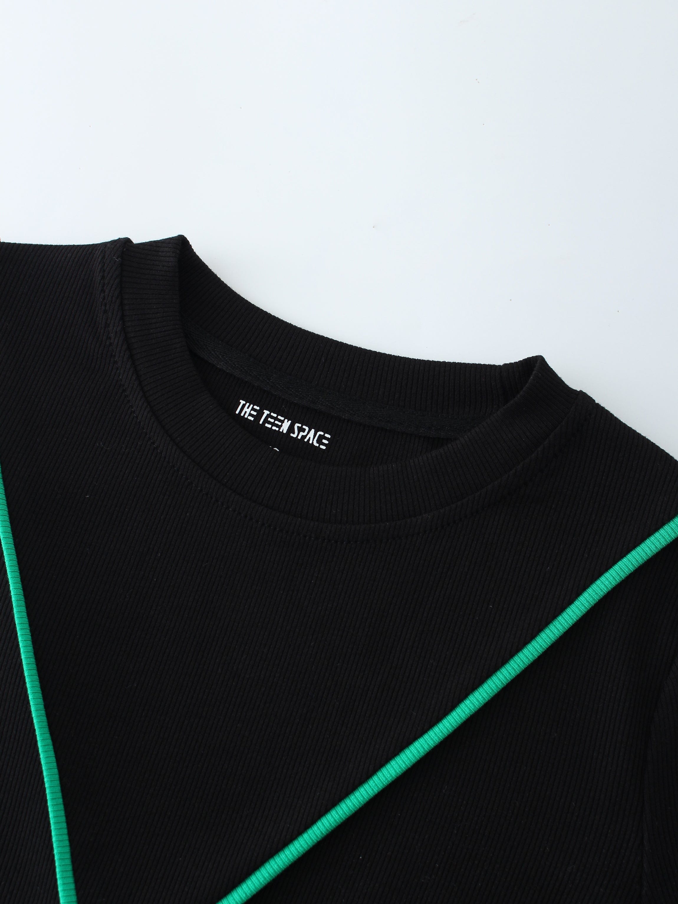 X BANDED SHIRT-BLACK/GREEN