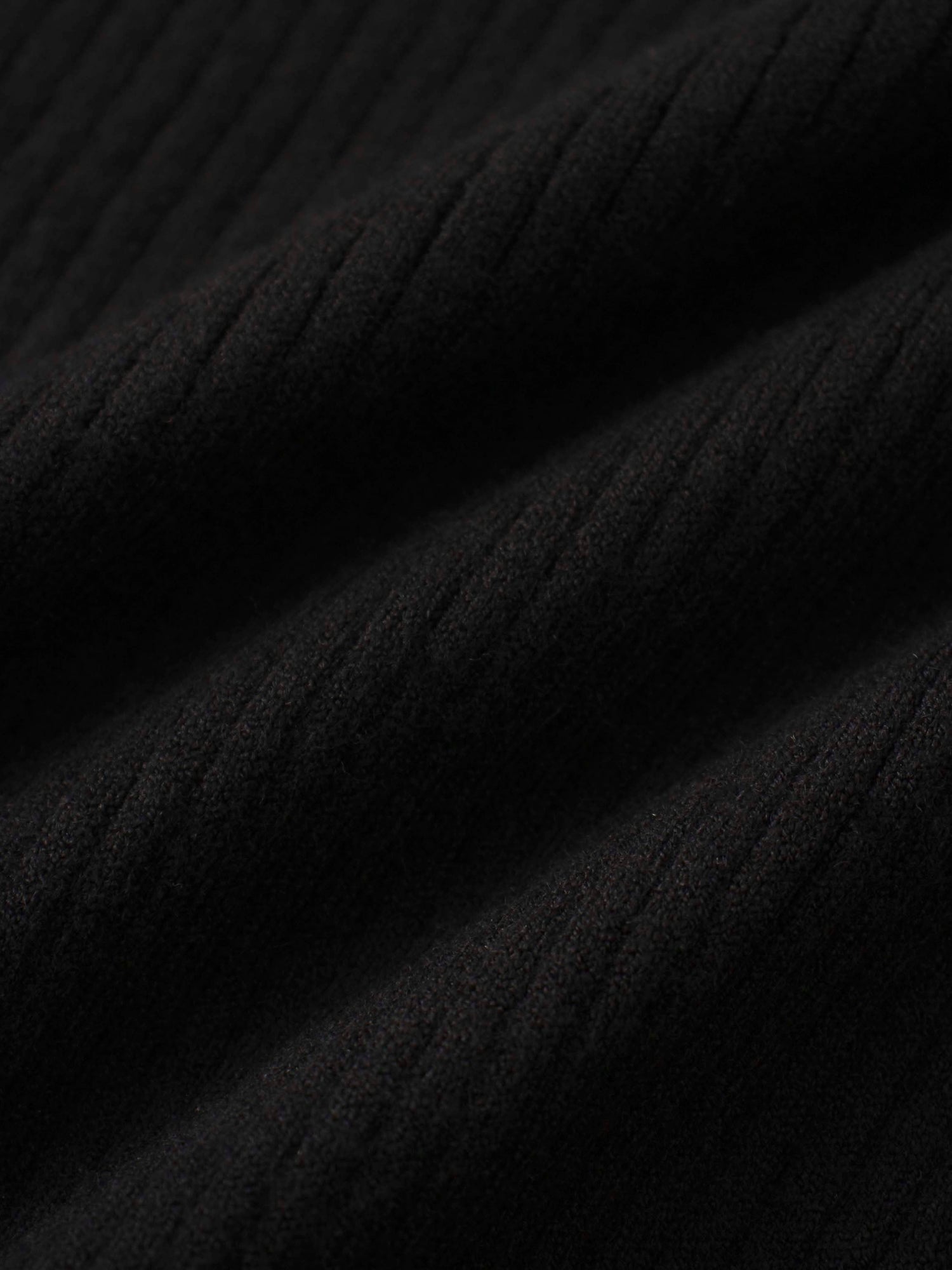 Knit Crop Sweater Dress Set-Black/Cream