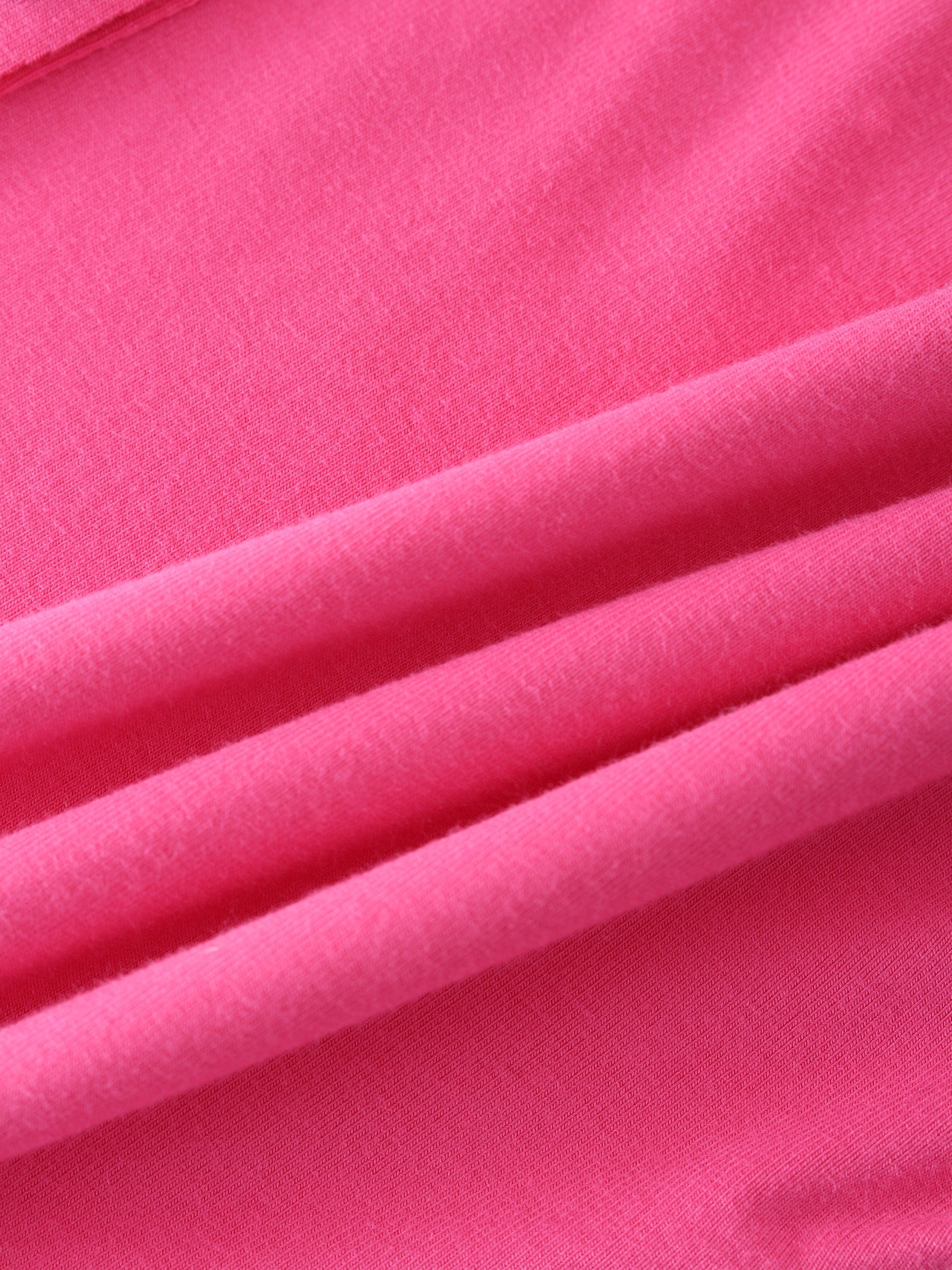 POCKET TEE-HOT PINK