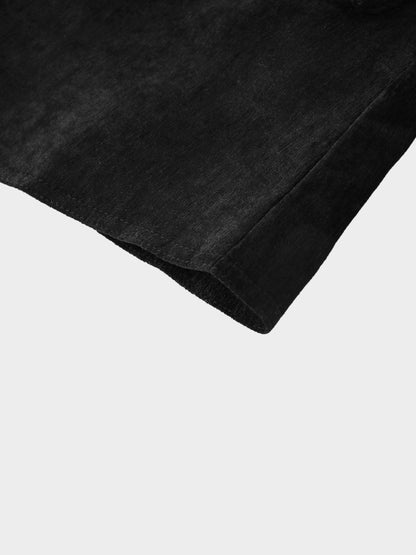 Chenille Blazer-Black