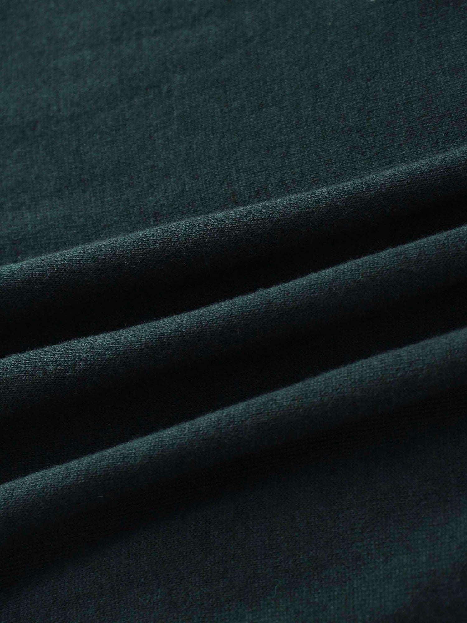 Side Shirred Button Down Knit Dress-Hunter Green