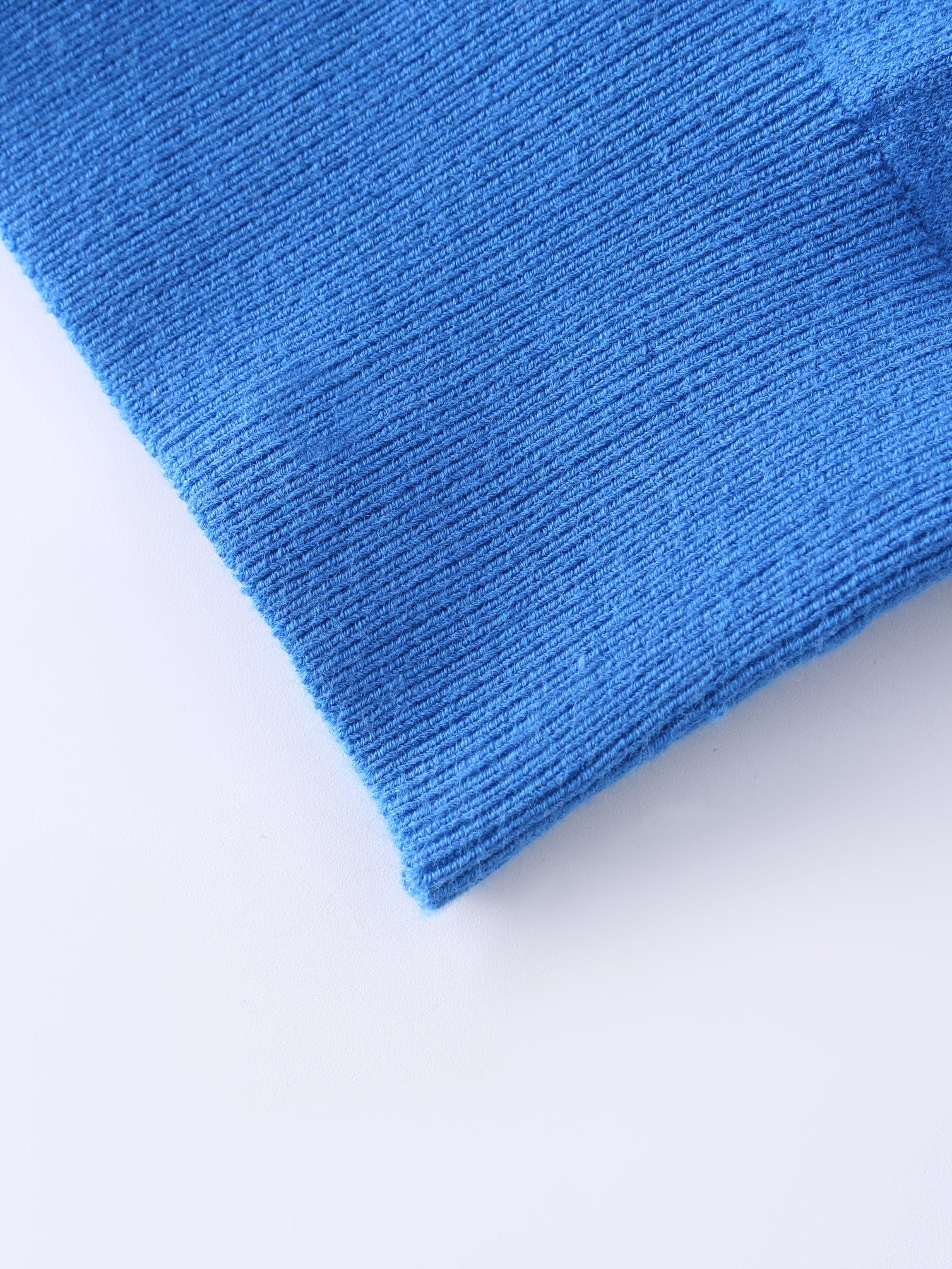 Ruched Sweater-Grecian Blue