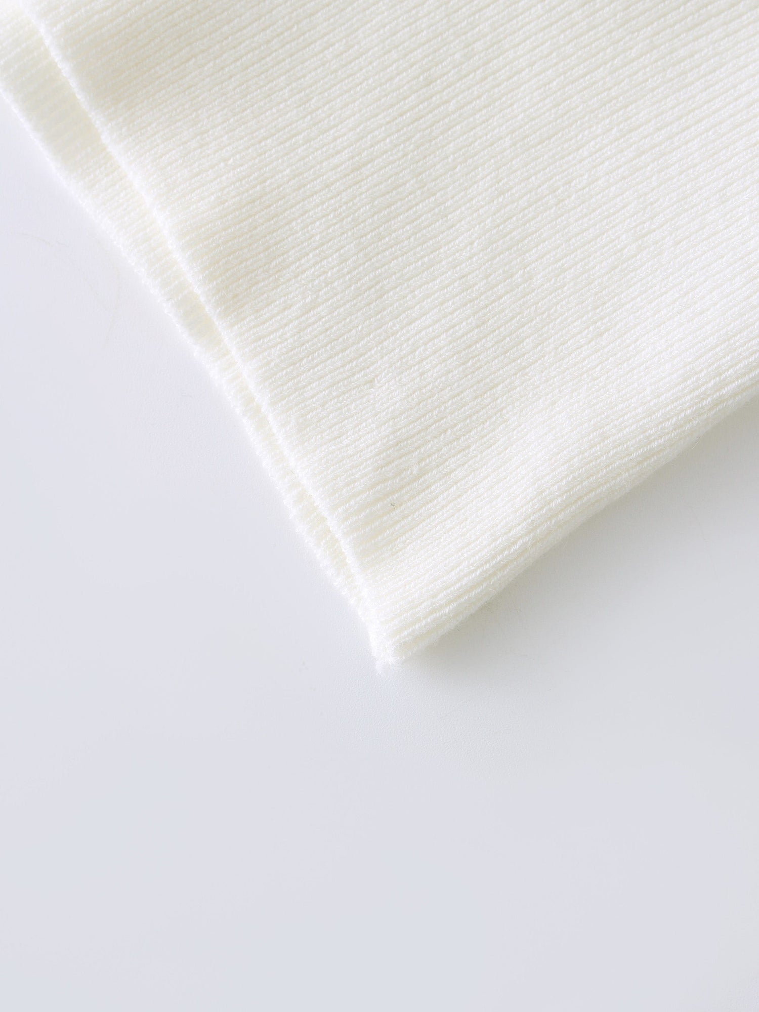 Ruched Sweater-White