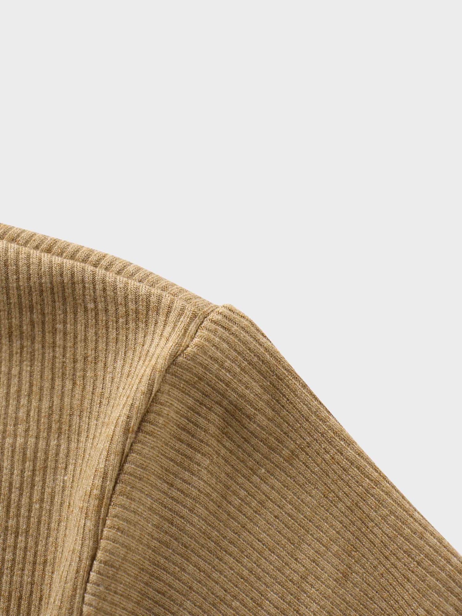 Ribbed Crop Bow Cardigan-Heathered Oatmeal