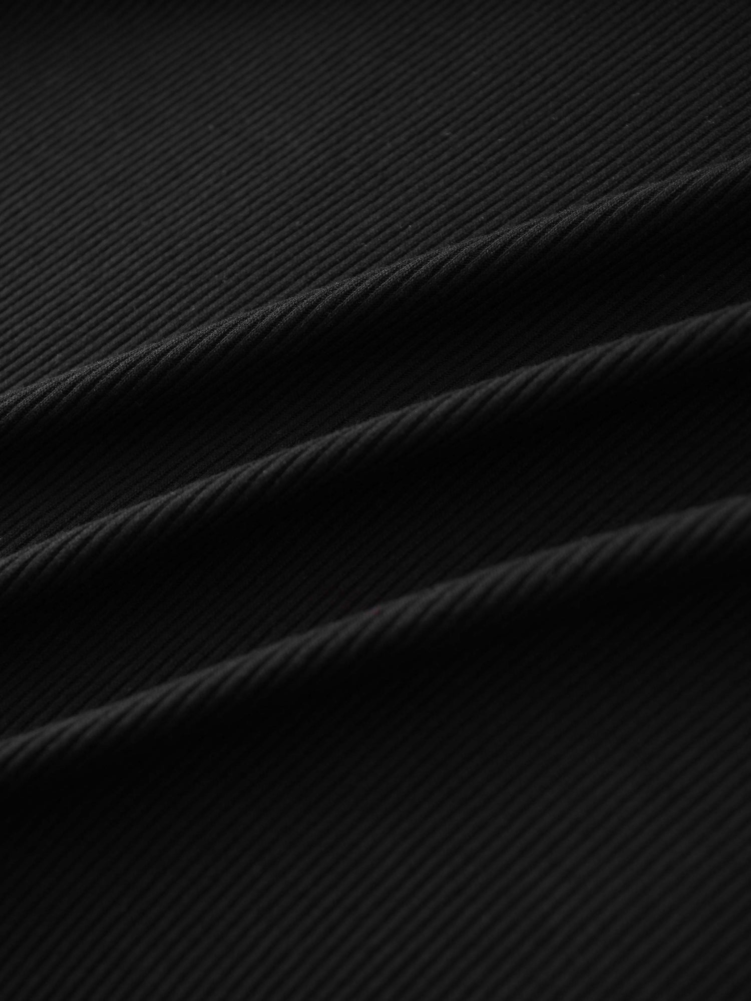 Ribbed Crop Bow Cardigan-Black