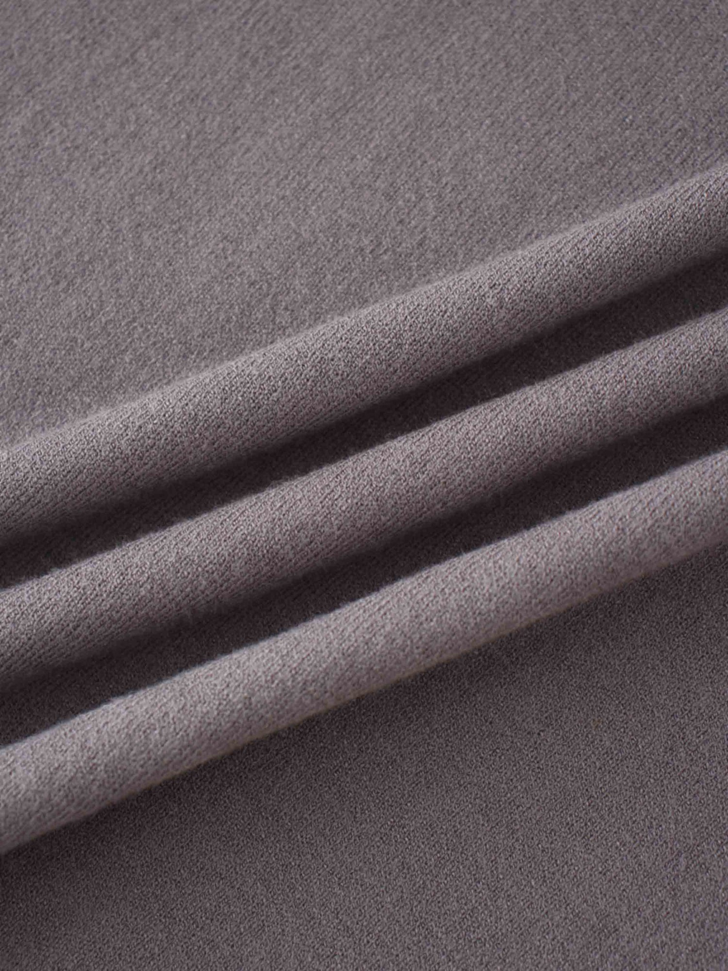 Beaded Turtleneck-Grey