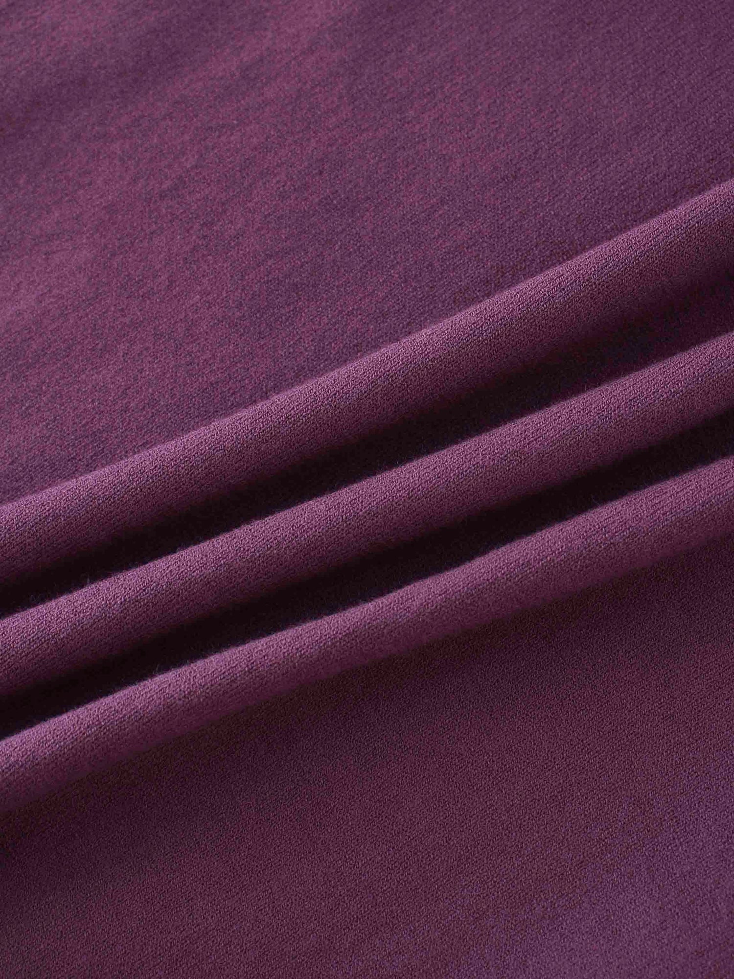 Beaded Turtleneck-Purple