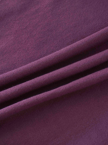 Beaded Turtleneck-Purple