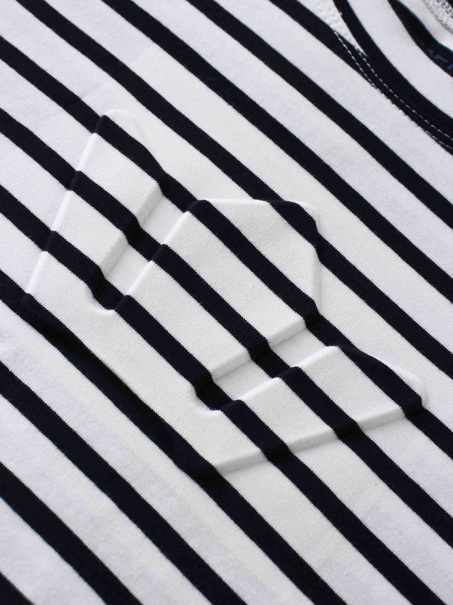 Crown Embossed T-Shirt-White/Blue