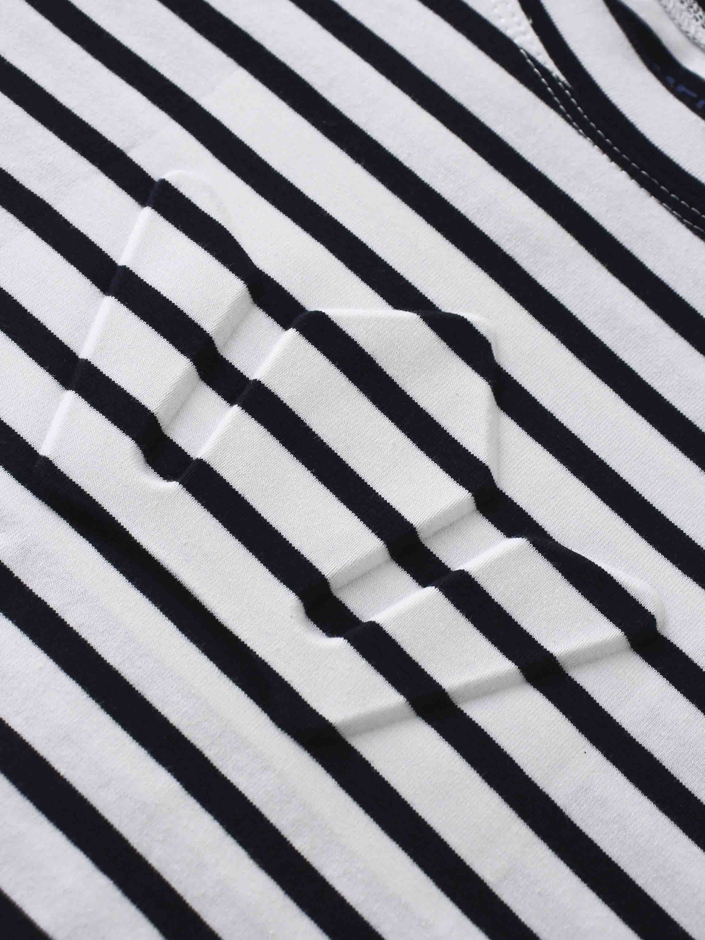 Crown Embossed T-Shirt-White/Blue