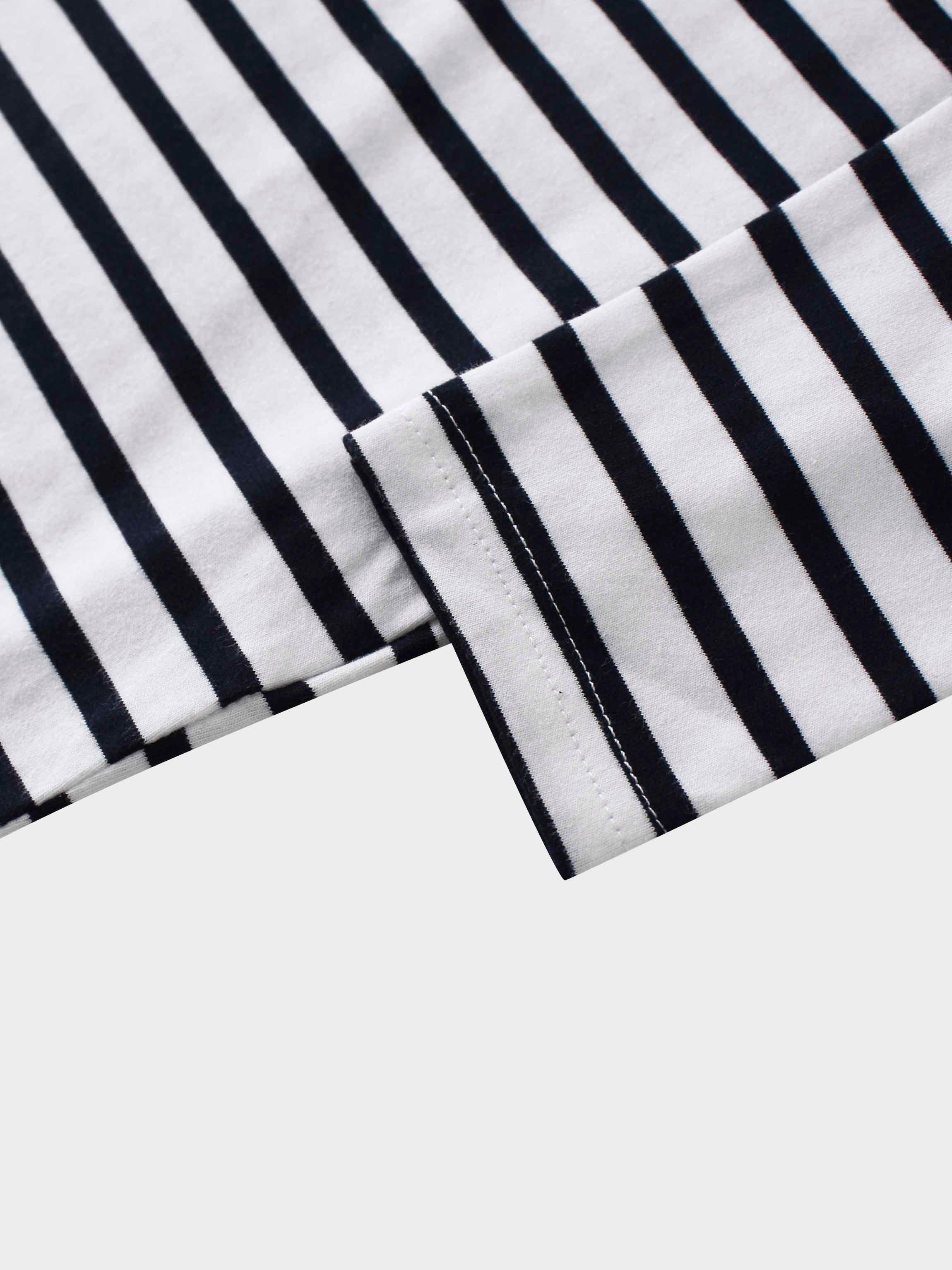 Crown Embossed T-Shirt-White/Blue