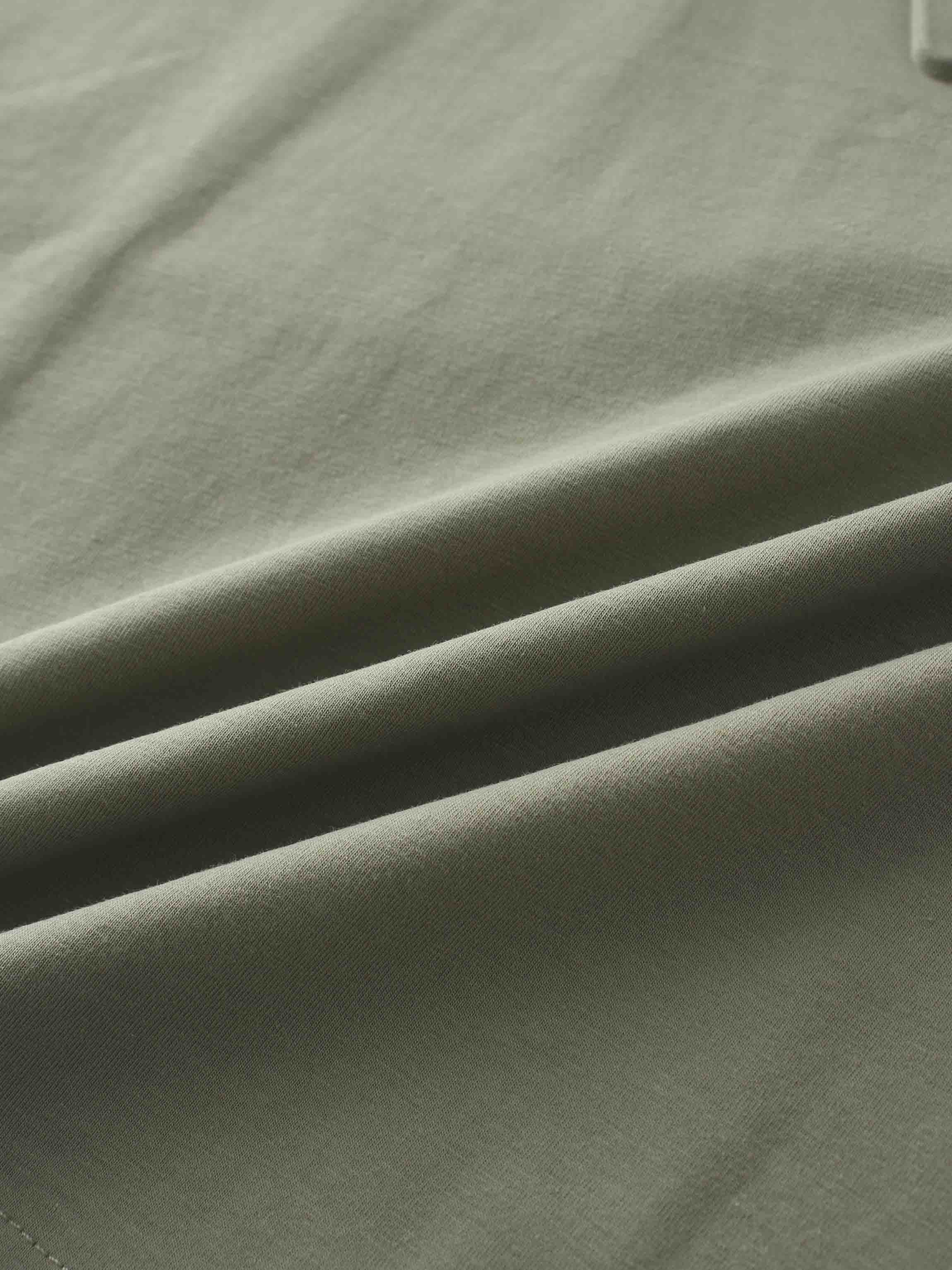 Crown Embossed T-Shirt-Sage