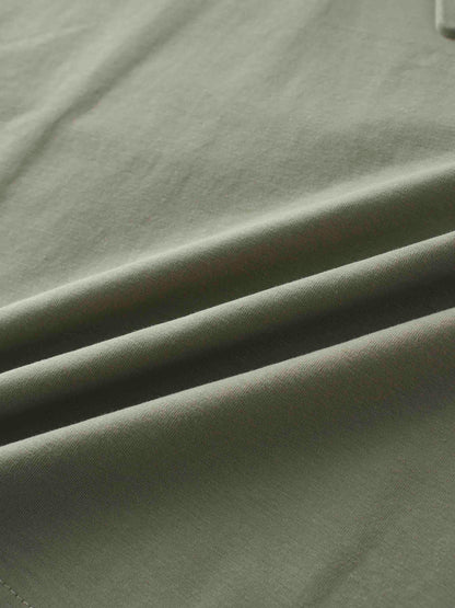 Crown Embossed T-Shirt-Sage