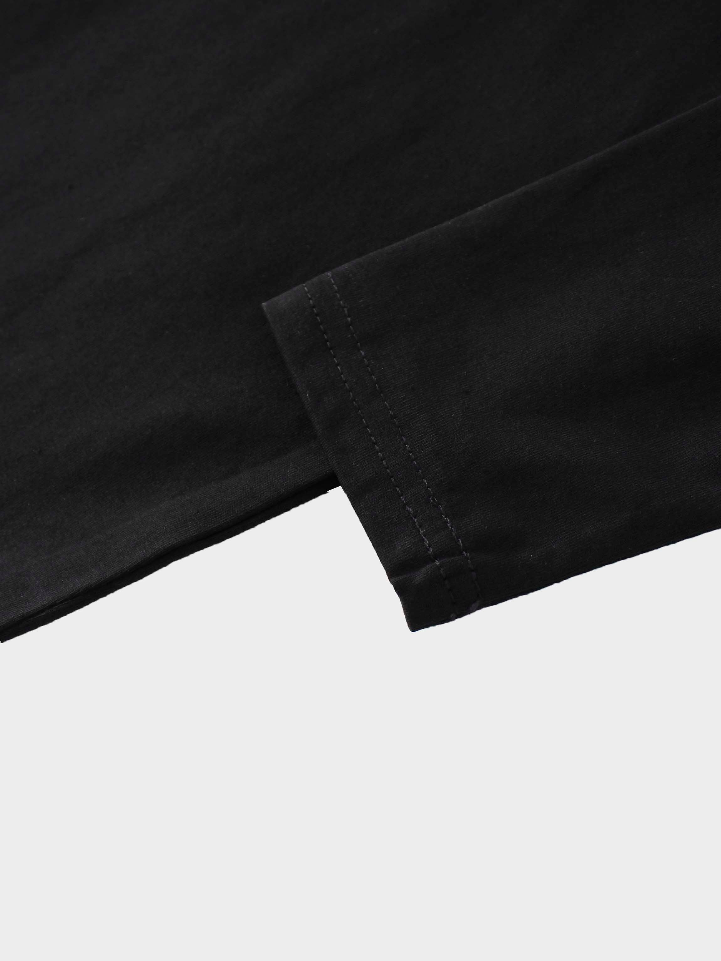 Crown Embossed T-Shirt-Black