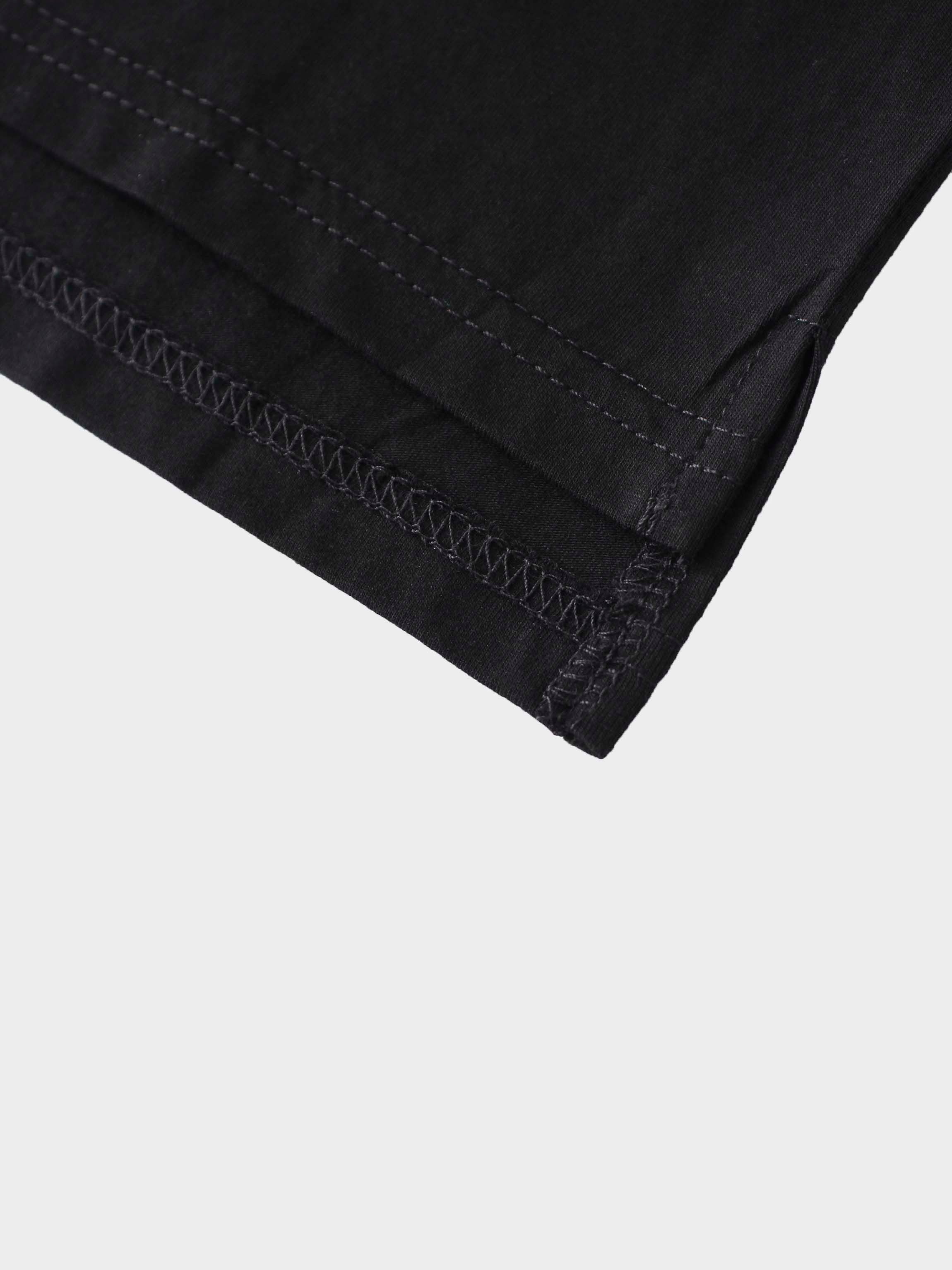 Crown Embossed T-Shirt-Black