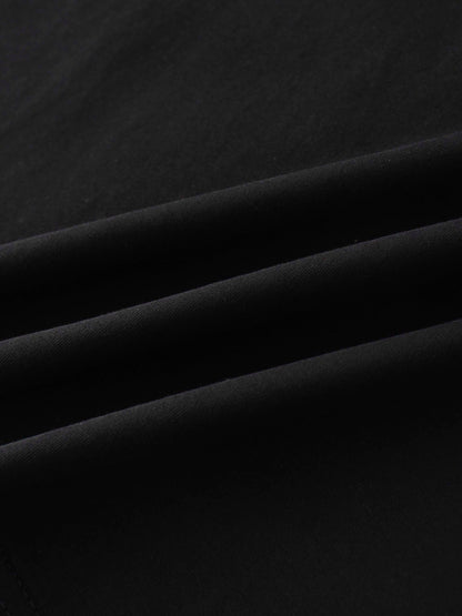 Crown Embossed T-Shirt-Black