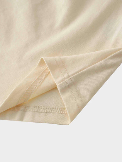 Tie Knot Tee-Cream