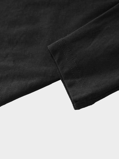 Tie Knot Tee-Black