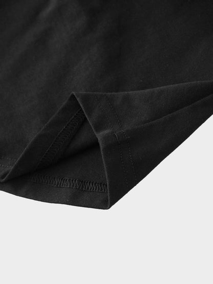 Tie Knot Tee-Black
