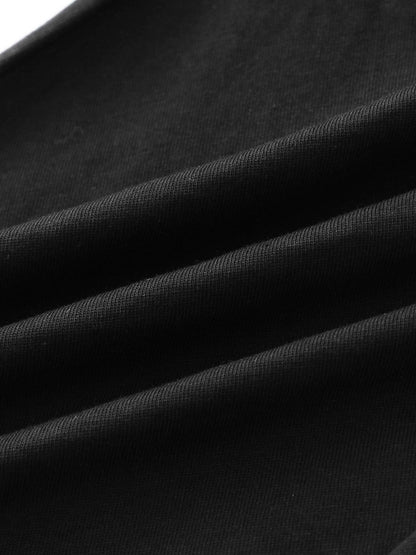 Tie Knot Tee-Black