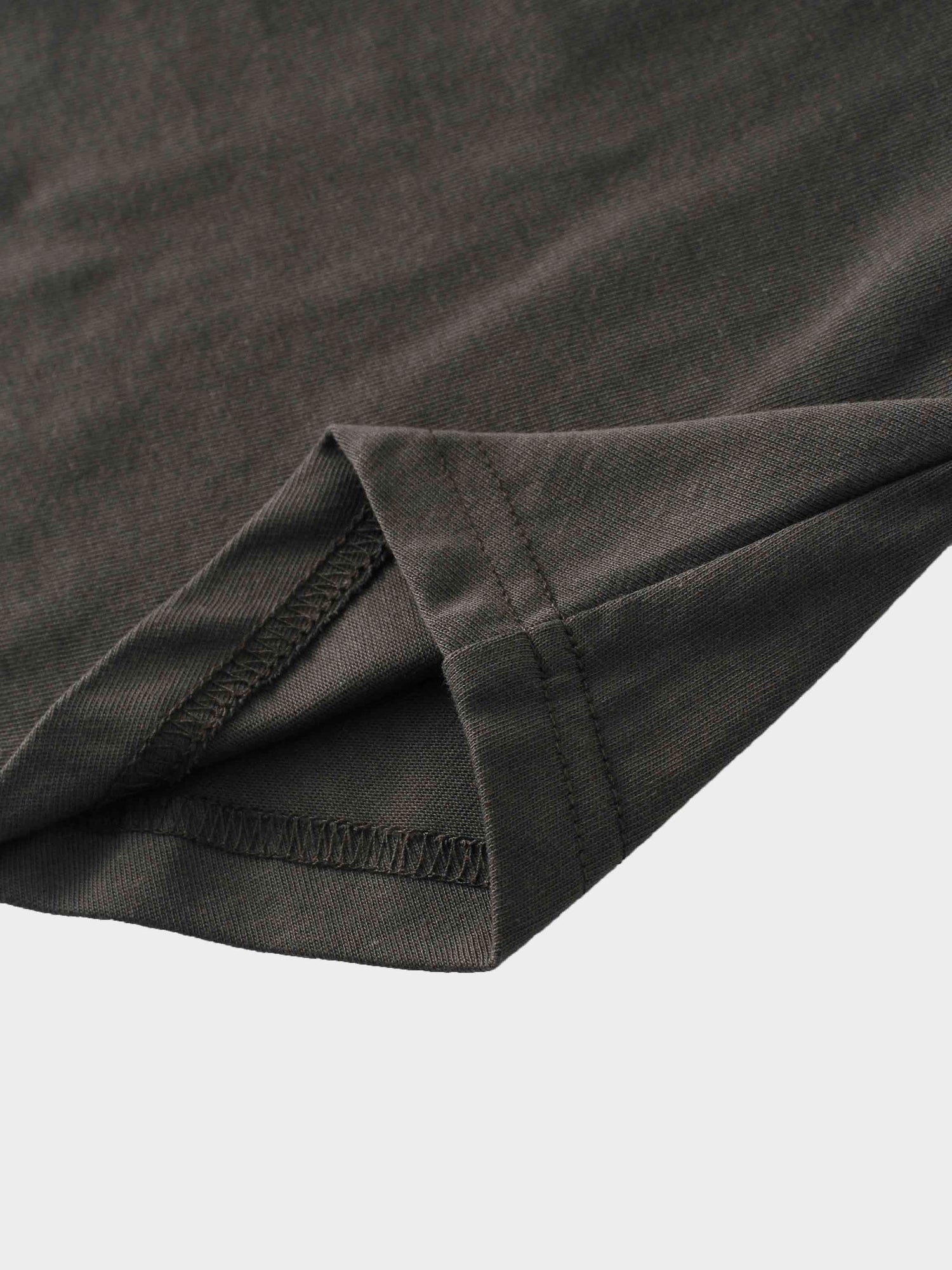 Tie Knot Tee-Dark Grey