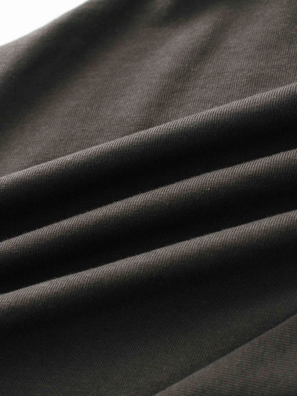 Tie Knot Tee-Dark Grey