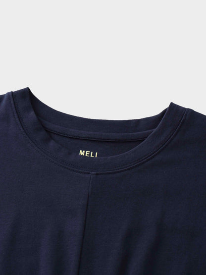 Tie Knot Tee-Navy