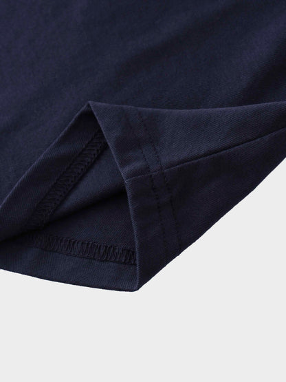 Tie Knot Tee-Navy