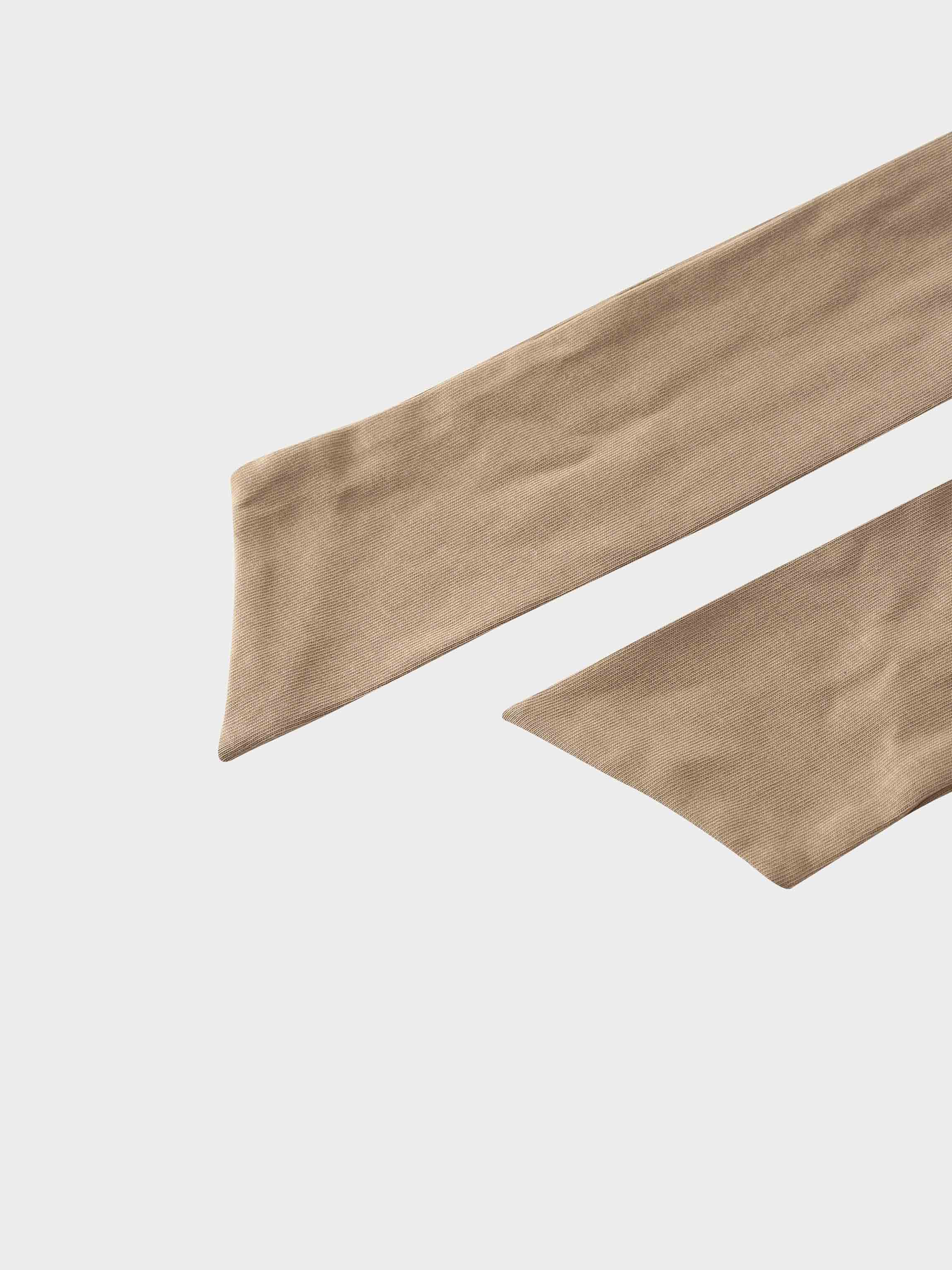 Tie Knot Tee-Tan
