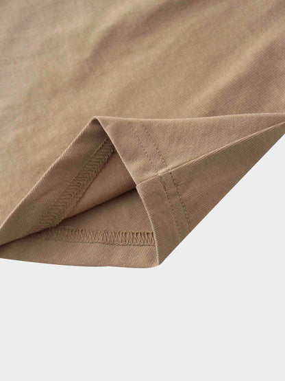 Tie Knot Tee-Tan