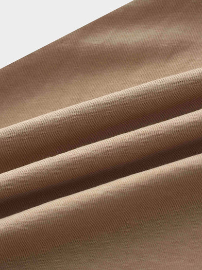 Tie Knot Tee-Tan