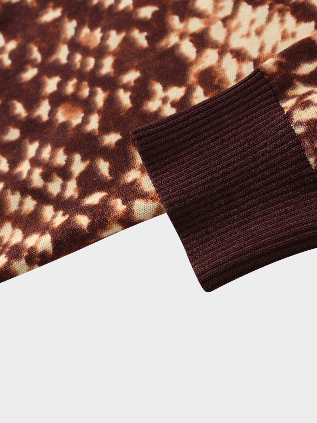 Buttoned Cardigan-Brown Speckled