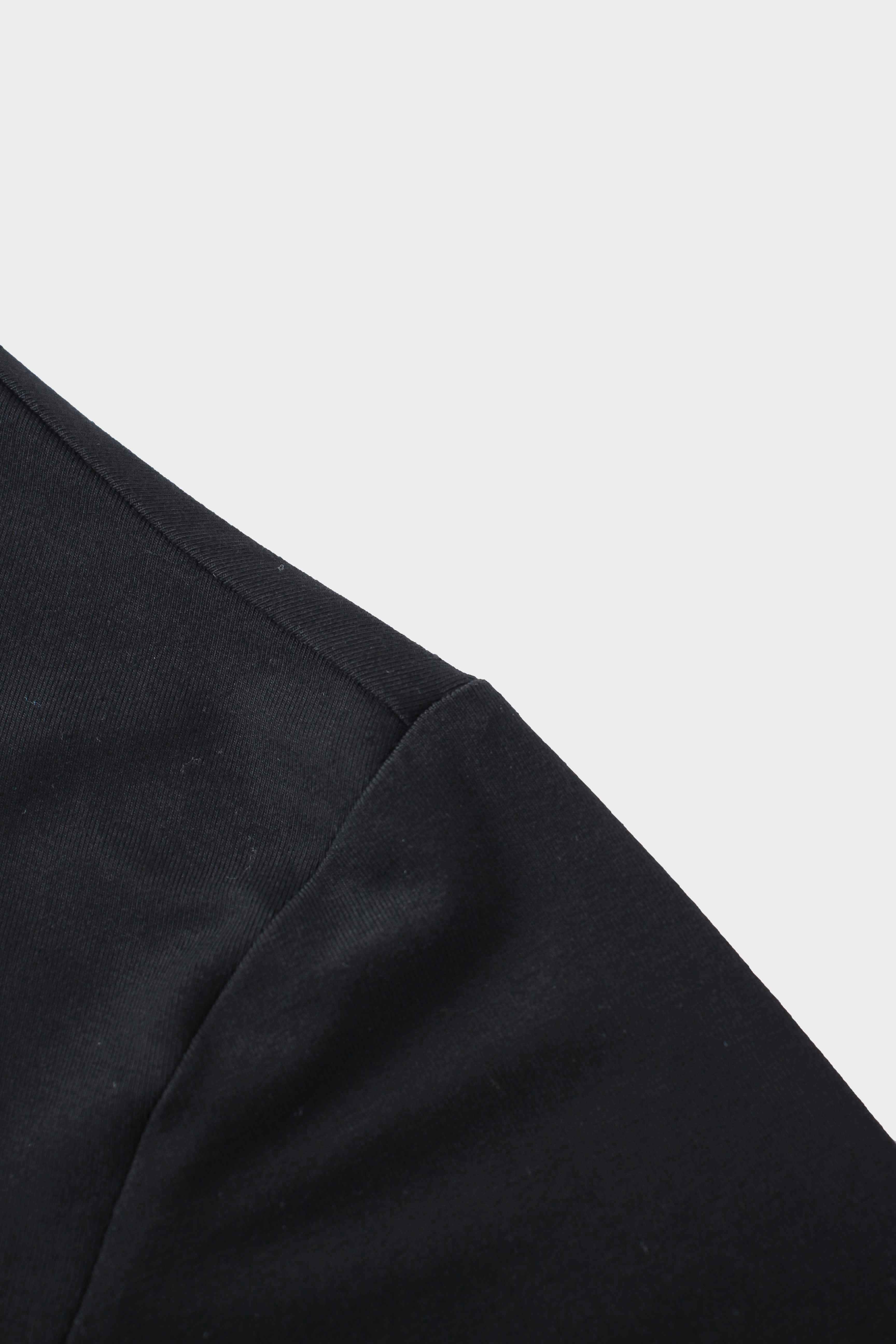 CROPPED TEE-BLACK