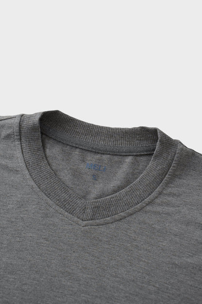 Cropped Tee-Grey