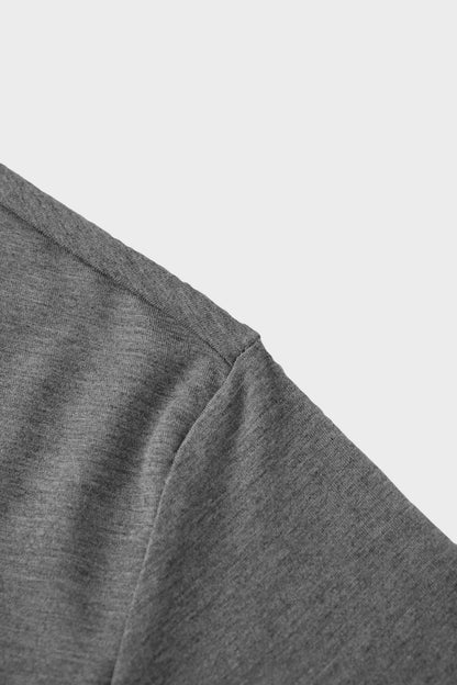 Cropped Tee-Grey