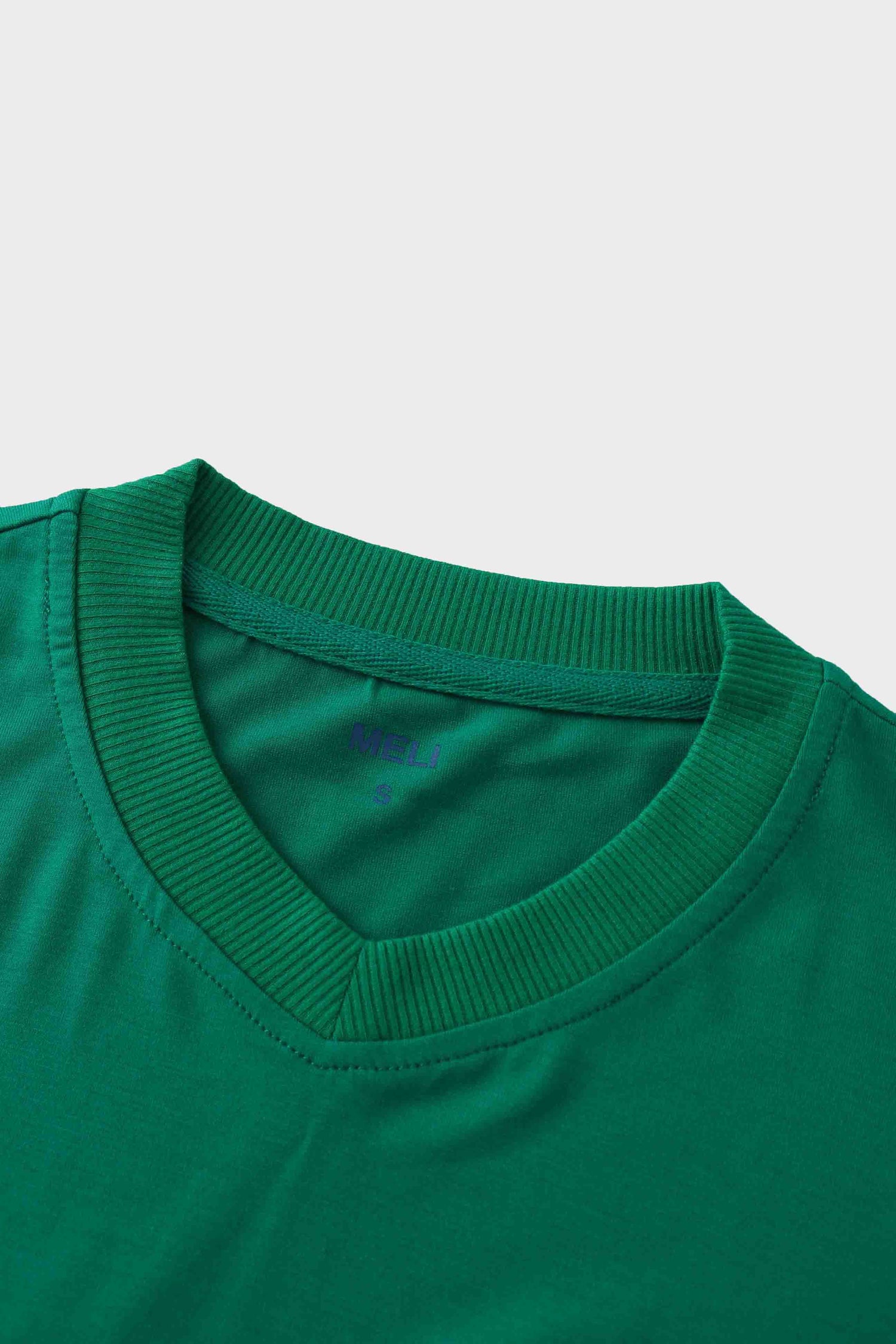 Cropped Tee-Kelly Green