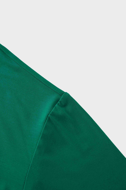 Cropped Tee-Kelly Green