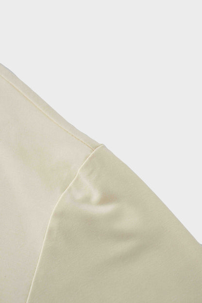 Cropped Tee-Ivory