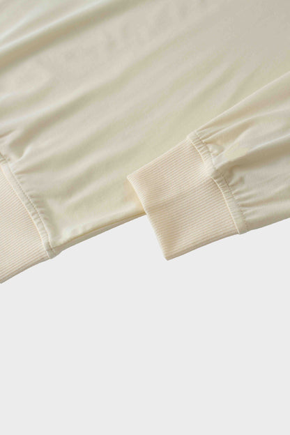 Cropped Tee-Ivory