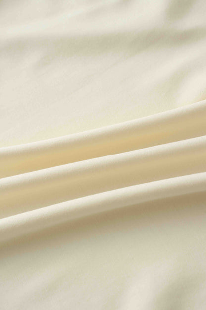 Cropped Tee-Ivory