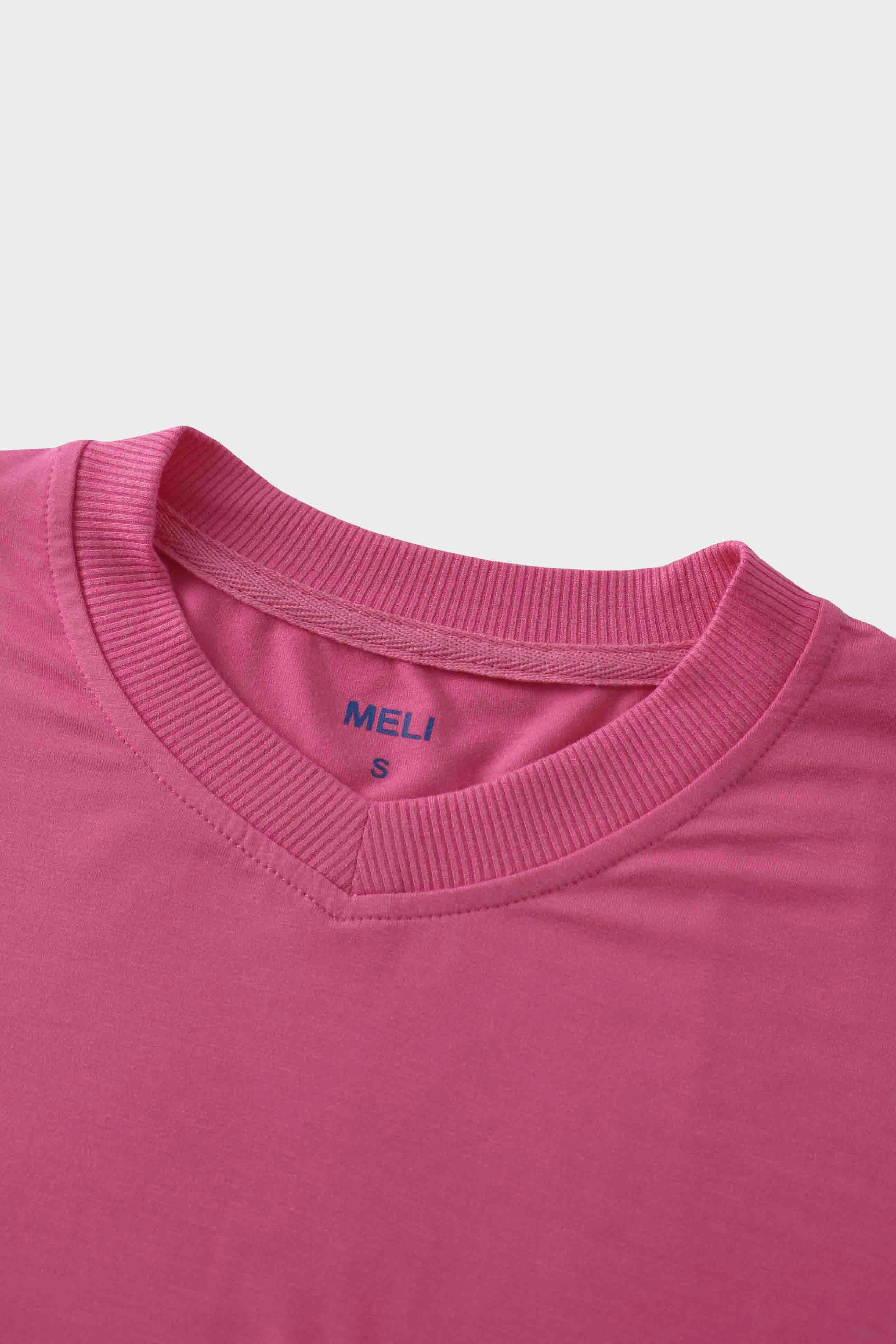 Cropped Tee-Pink