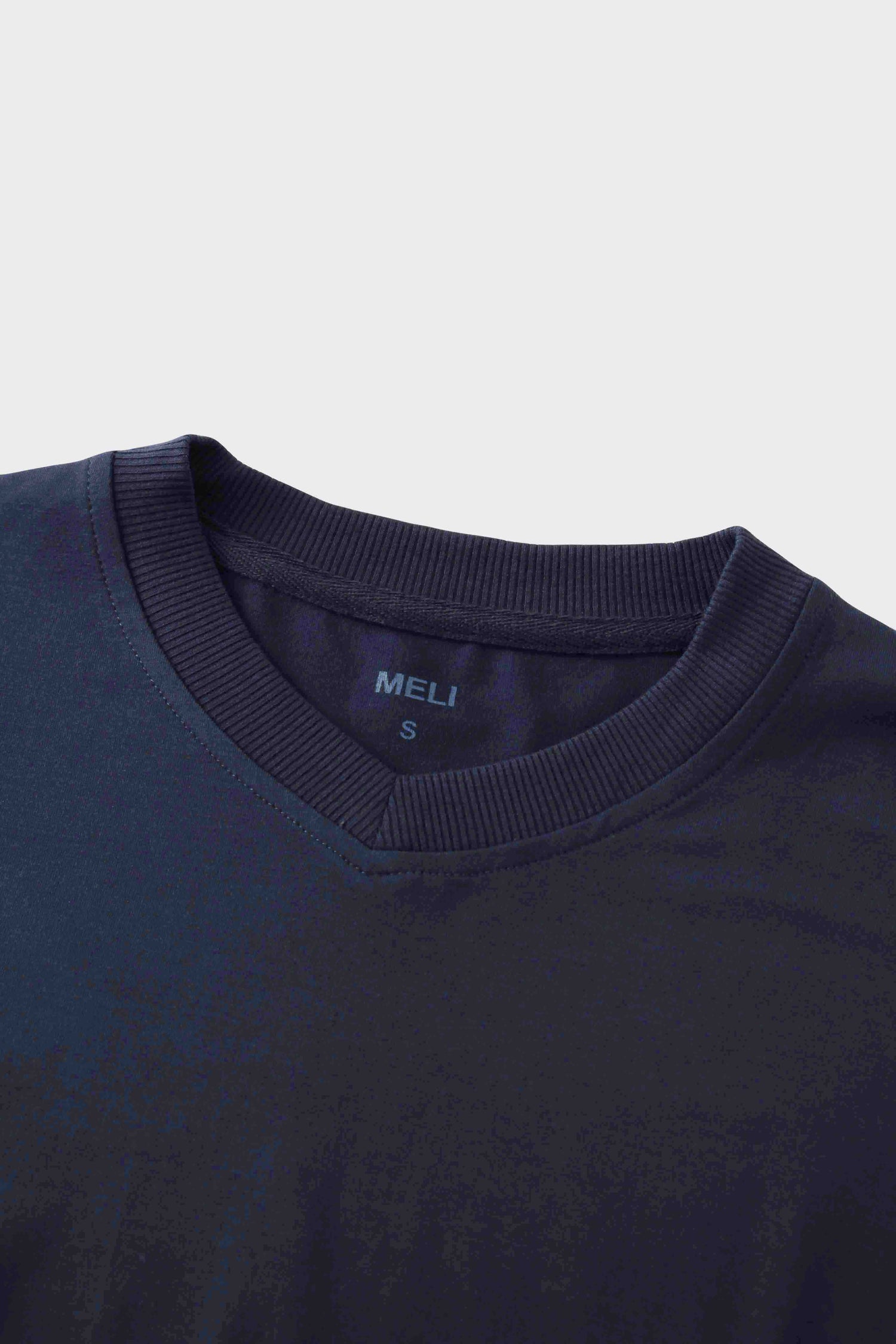 Cropped Tee-Navy