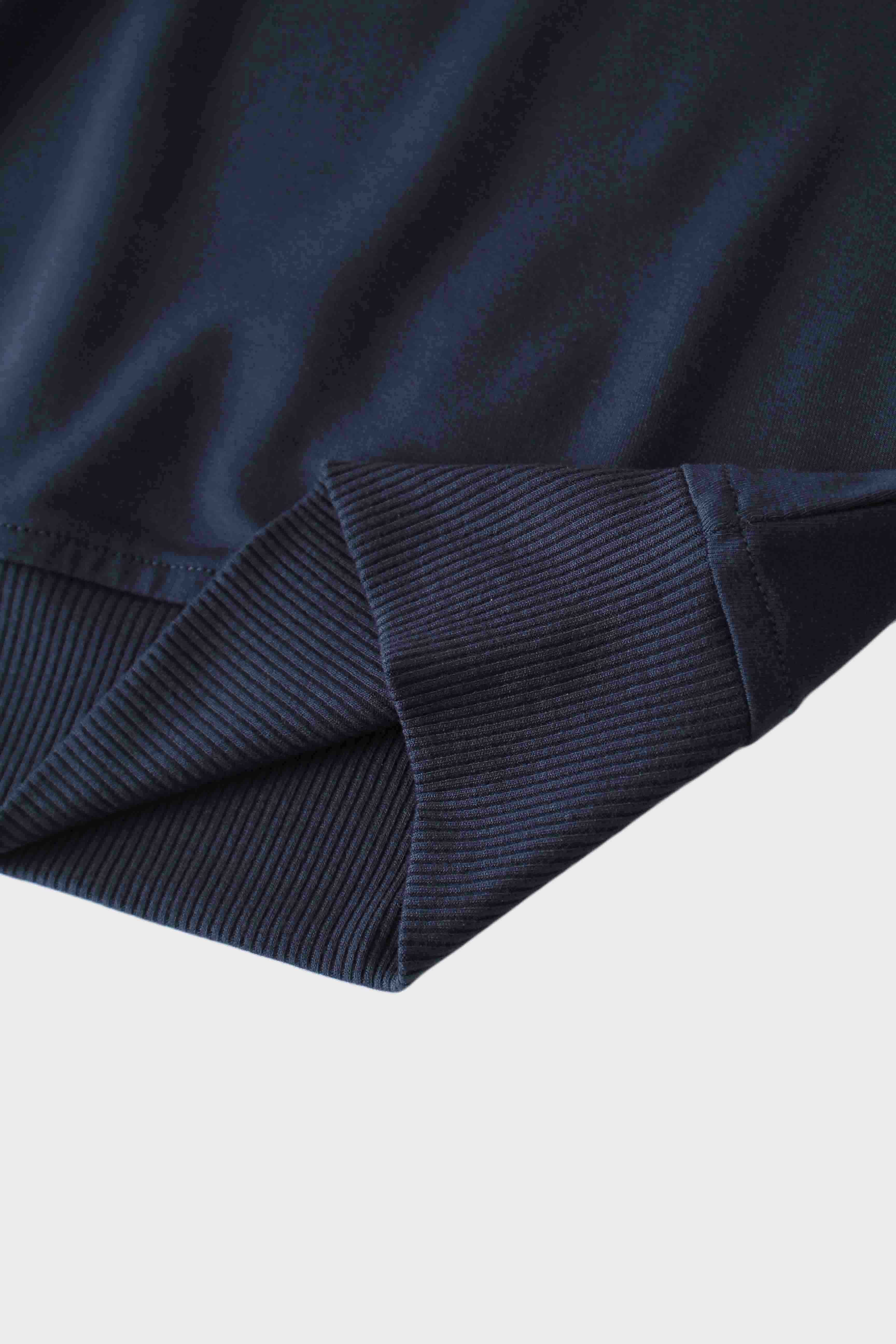 Cropped Tee-Navy