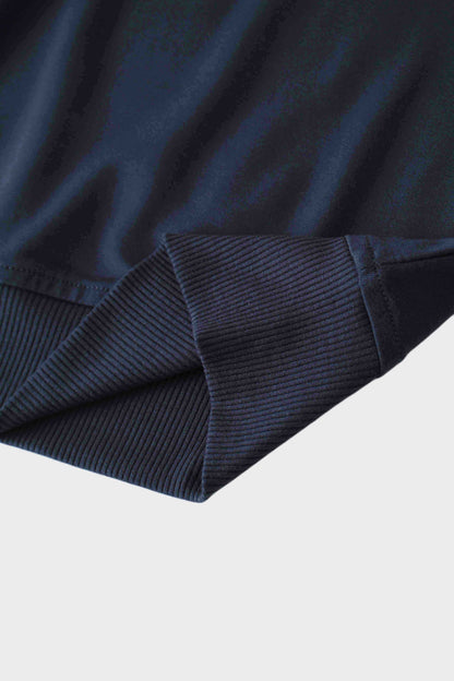 Cropped Tee-Navy