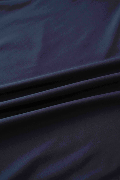 Cropped Tee-Navy