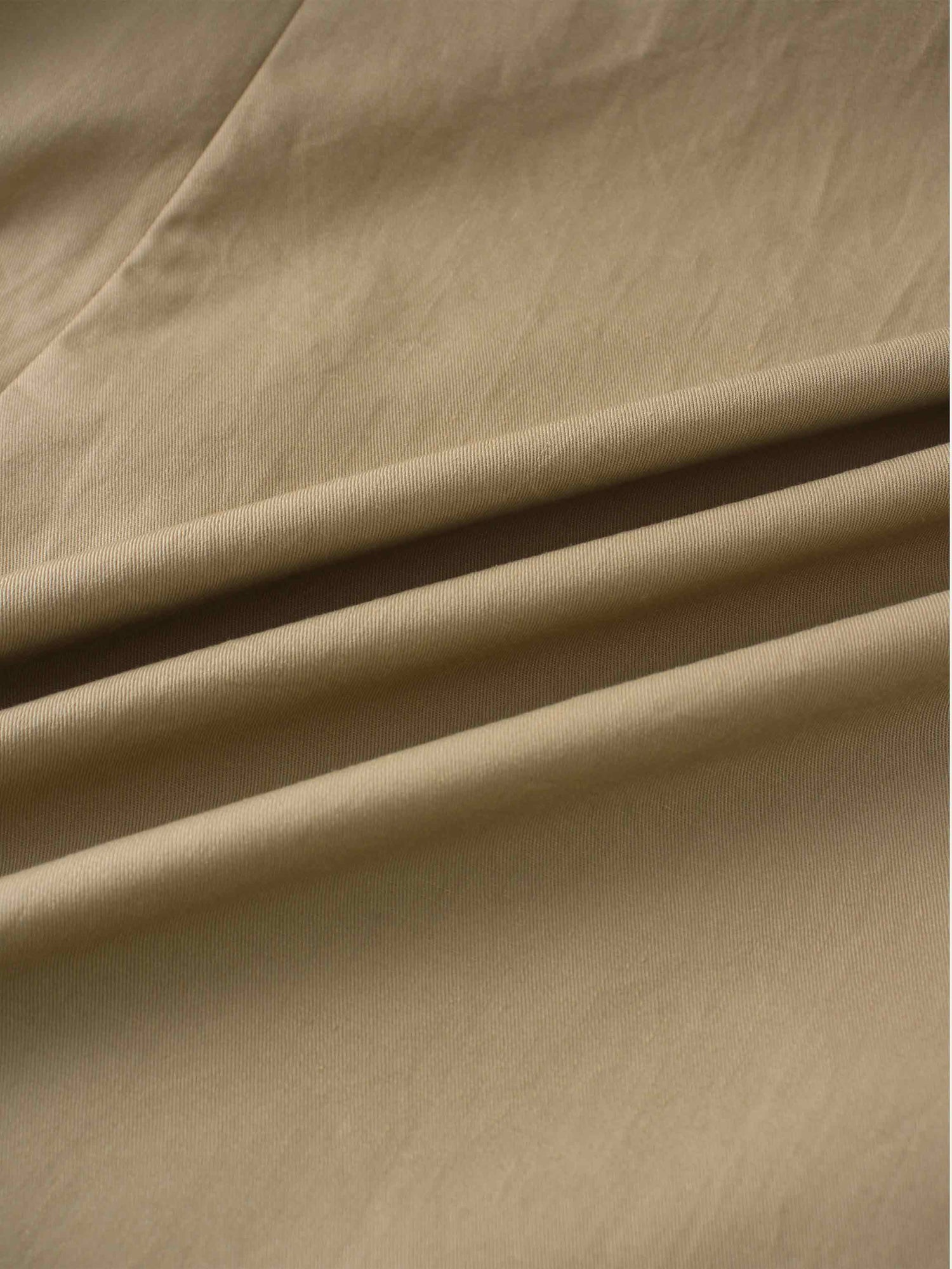 Stitch Down Cotton Pleated Skirt-Sand