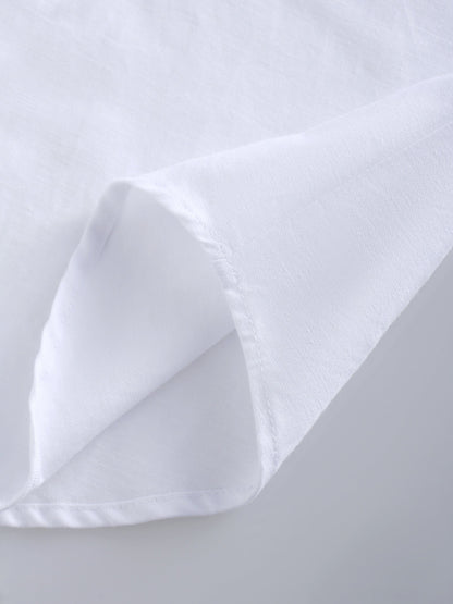 Linen Blouse-White