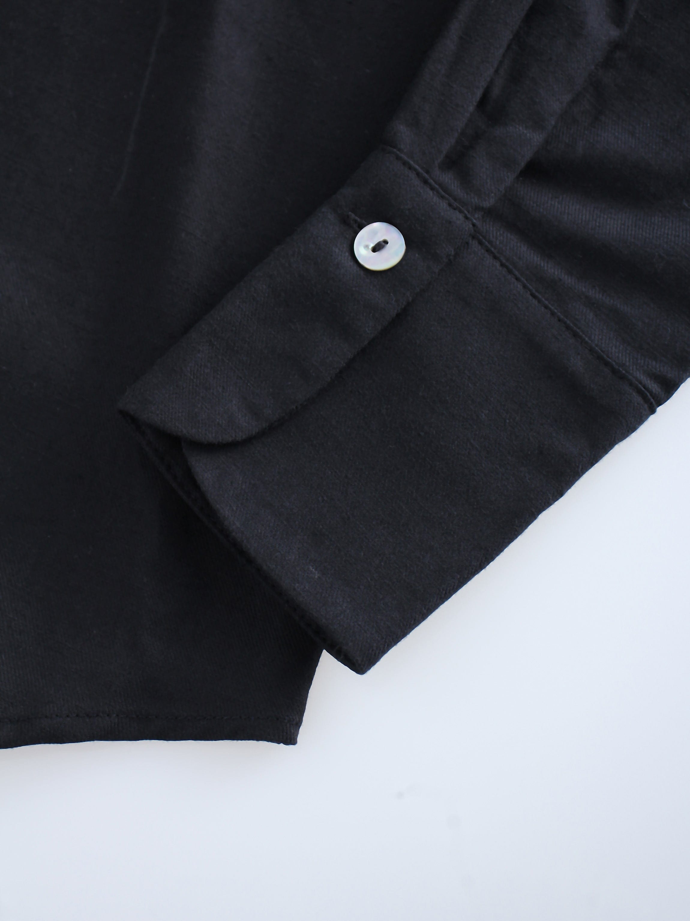 Linen Blouse-Black